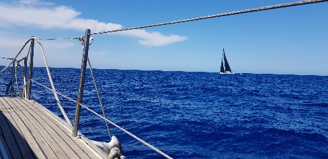 Voilier en mer
